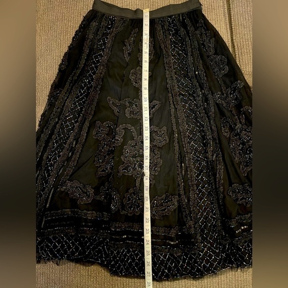- Needle & Thread Embellished Tulle Lace Midi Skirt. - Picture 6 of 12
